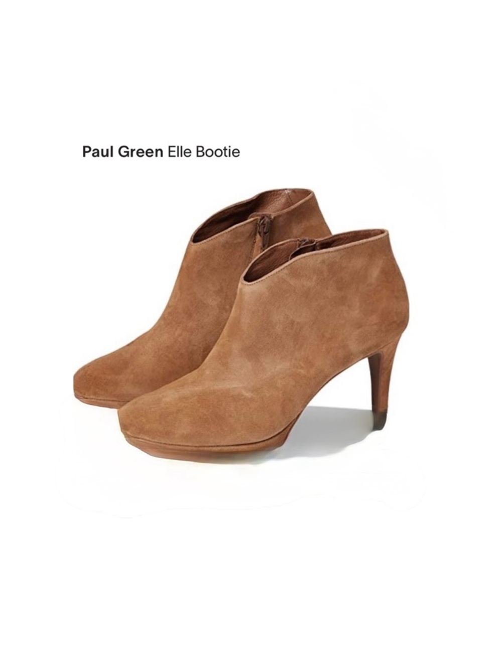 Elle Bootie. PAUL GREEN. Color: Sisal. US size 8